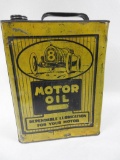 Race Car Motor Oil Gallon Can