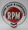 RPM Motor Oils & Lubrication Metal Sign