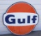 Gulf Porcelain Station Sign