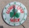 Cloverleaf Milk Double Bubble Clock