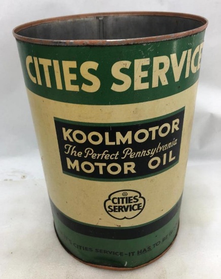 Cities Service Five Quart Can