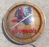 Iroquois Beer and Ale Double Bubble Clock