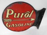 Purol Gasoline Flange Sign
