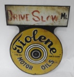 Tiolene Motor Oil Tin Sign
