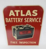 Atlas Batteries Metal Sign