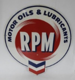 RPM Motor Oils & Lubrication Metal Sign