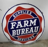 Farm Bureau Porcelain Sign