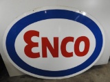 Enco Porcelain Station Sign