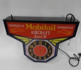 Mobiloil Aircraft Clock