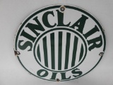 Sinclair Oils Porcelain Sign