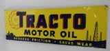 Tracto Motor Oil Tin Sign