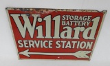 Willard Service Station Tin Sign