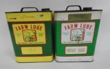 Farm Lube Two Gallon Oil Cans