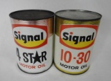 Signal 4 Star and 10-30 Quart Oil Cans