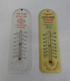 Sohio and Fleetwing Thermometers
