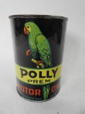 Polly Prem Motor Oil Quart Can
