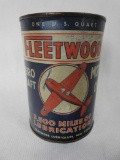 Fleetwood Motor Oil Quart Can