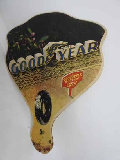 Goodyear Cardboard Advertising Fan