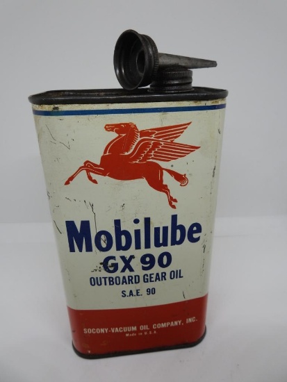 Mobil Outboard Quart Oil Can