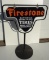 Firestone Tires Porcelain Curb Sign