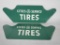 Cities Service Tires Tire Stand Signs