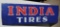 India Tires Porcelain Sign