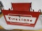 Firestone Truck Tires (Red) Folding Tire Stand
