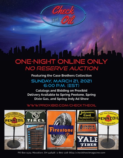 Case Brothers Online Only Sign Auction