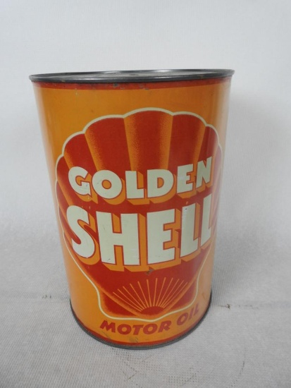 Golden Shell Motor oil Five Quart Can