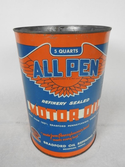 All Pen Motor Oil (Blue) Five Quart Can