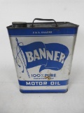 Banner Motor Oil Two Gallon Can