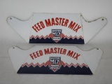 Master Mix Feeds Tire Stand Signs