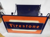 Firestone Truck Tires (Orange) Folding Tire Stand