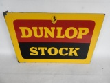 Dunlop Stock Porcelain Flange Sign