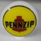 Pennzip Red Bell Gas Pump Globe
