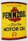 Pennzoil Single Sided Tin Motor Oil Can Sign