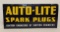 Auto-Lite Spark Plugs Single Sided Tin Sign