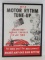 Whiz Motor Rhythm Tune Up Graphic Poster with Automobile and Can