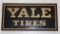 Yale Tires Single Sided Tin Sign