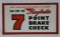 Raybestos 7 Point Brake Check Single Sided Tin Sign