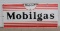 Mobilgas Single Sided Porcelain Sign