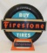 Firestone Tire Display Stand with Firestone Tire and Center Insert