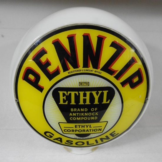 Pennzip Ethyl Gas Pump Globe