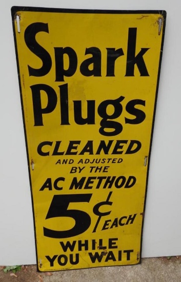 AC Spark Plugs Sign