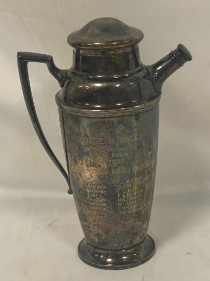 Chrysler Motor Parts Corporation Award Pitcher