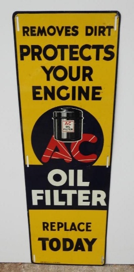 AC Oil Filter Sign