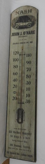 Nash Motor Car Thermometer