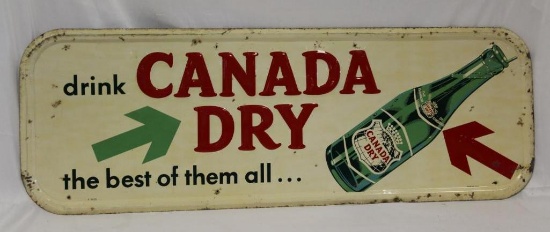 Canada Dry Embossed Graphic Single Sided Sign