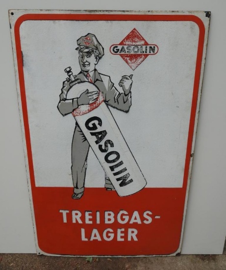 Gasolin Porcelain Sign