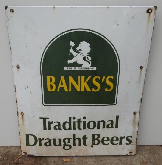 Banks's Draught Beer Sign